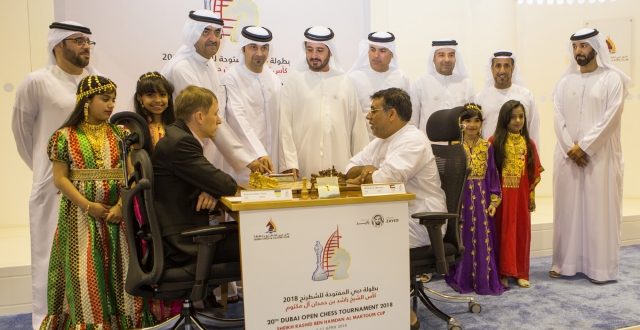 Top seed GM Yuriy Kryvoruchko of Ukraine beat FM Othman Mousa of the UAE as favorites hurdled their opening round assignments in the 20th Dubai Open Chess Championship at the Dubai Chess Club in Dubai.