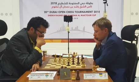 Indian GM Ganguly Beats Top Seed, Widens Lead in Dubai Open Chess