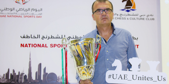 UAE coach Ivan Sokolov tops National Sports Day Blitz Tournament