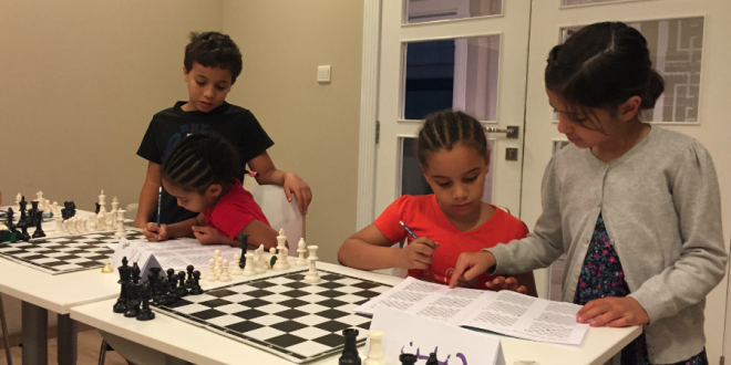 Children complete specialised chess training in Jumeirah