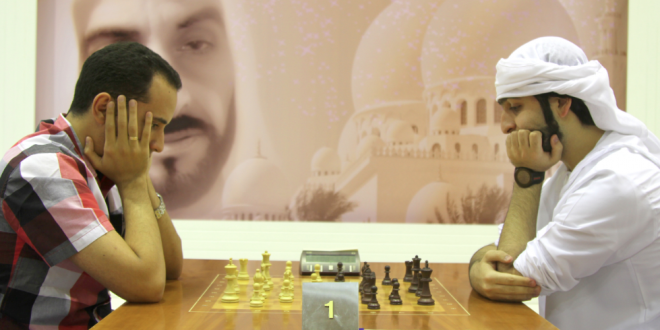 GM Bassem Amin maintains slim lead entering the final round of the Allegiance to Sheikh Zayed Chess Tournament