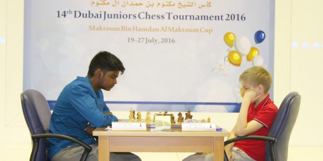 Indian juniors Rahul Srivatshav leads 14th Dubai Juniors Tournament with perfect score